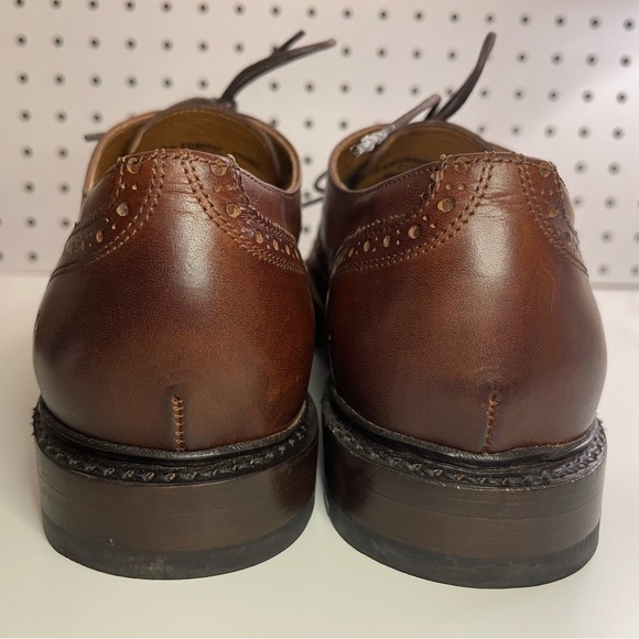 Frye Paul Bal Men\'s Size 10.5 D Shoes Brown Leather Cognac Lace Up Wingtip Derby main image 13
